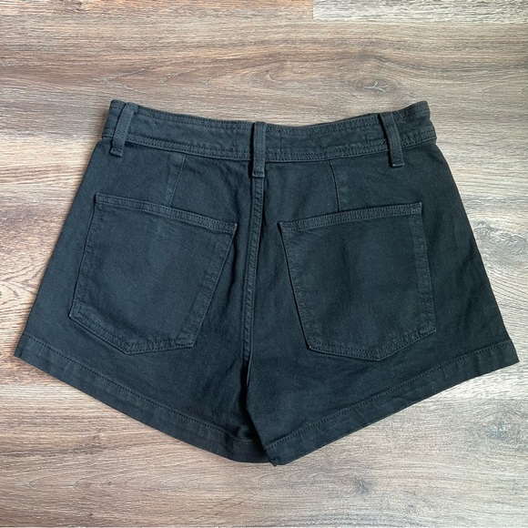 Women's High-Rise Sailor Denim Shorts - Universal Thread™ Black 8: Cotton Denim - Picture 3 of 6